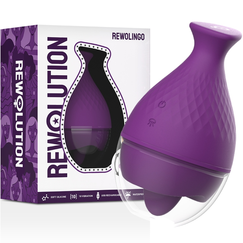 REWOLUTION Rewolingo vibrator za klitoris s pokretnim vrhovima jezika