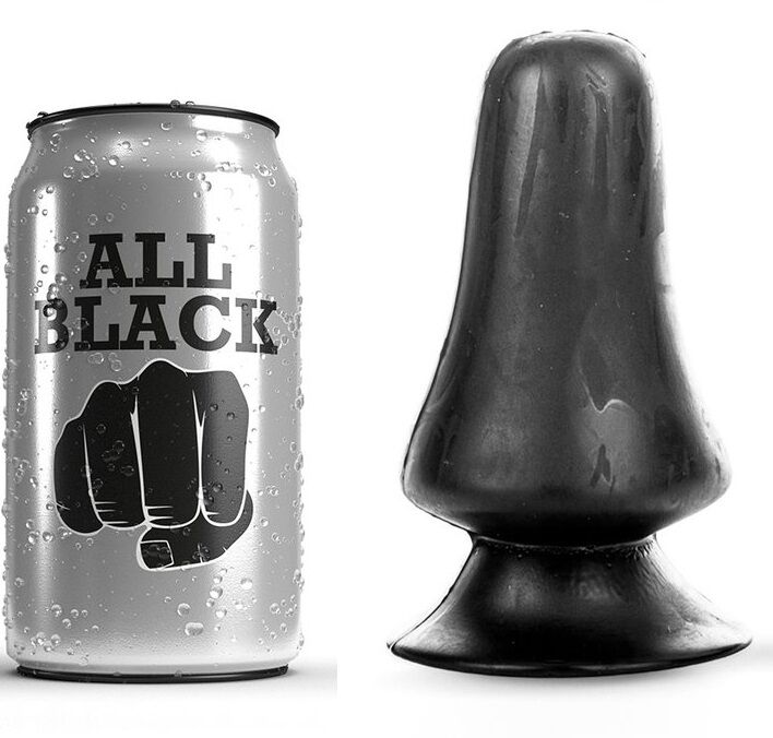 ALL BLACK analni čep, 12 cm