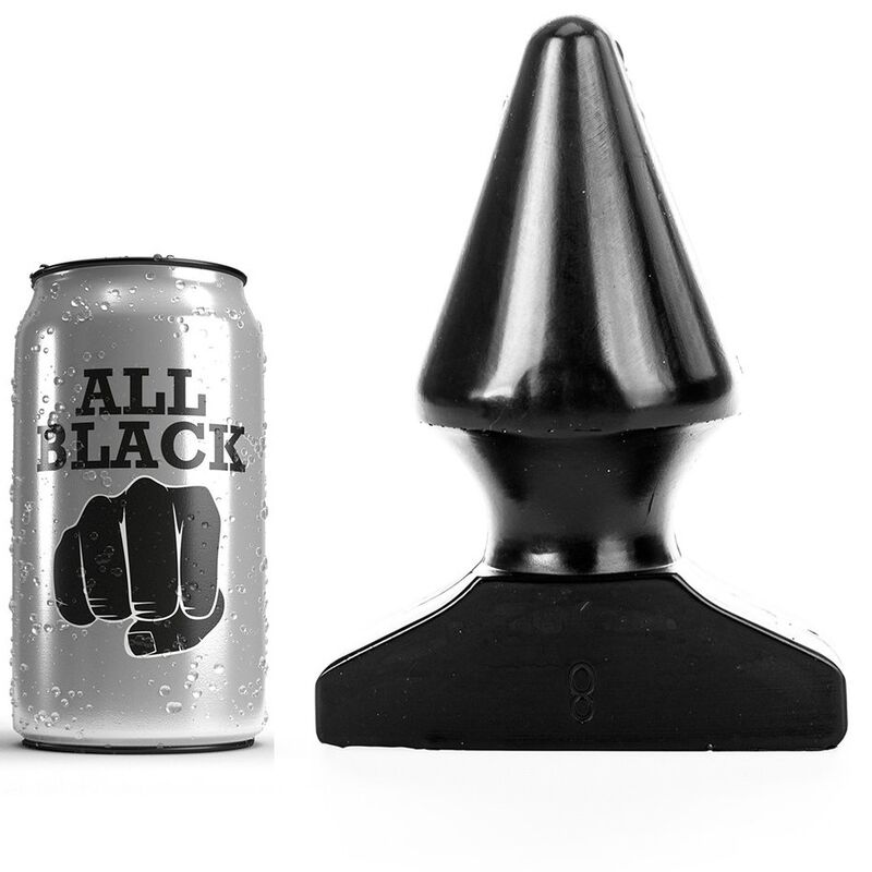 ALL BLACK analni čep, 17 cm