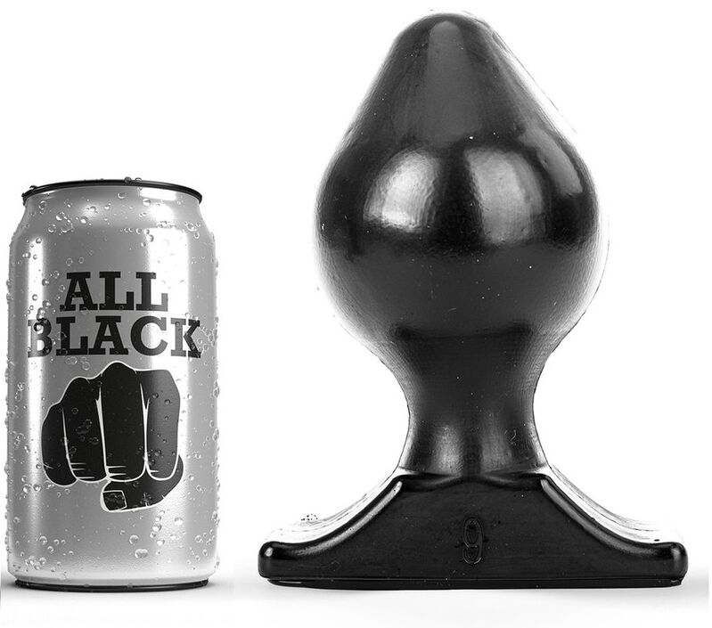 ALL BLACK analni čep, 16,5 cm