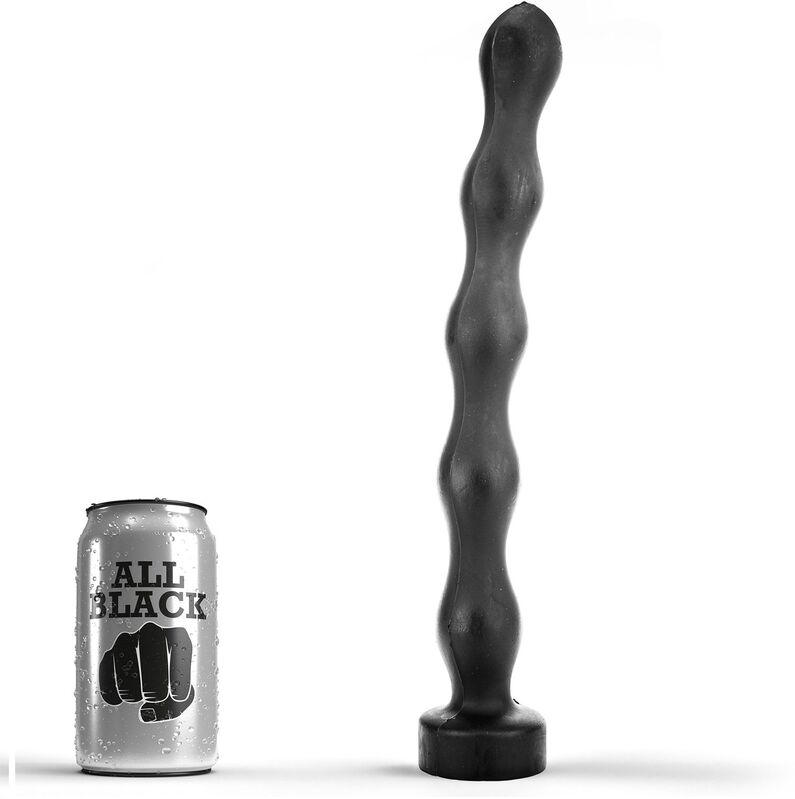 ALL BLACK analni čep s pet stupnjeva, 32 cm