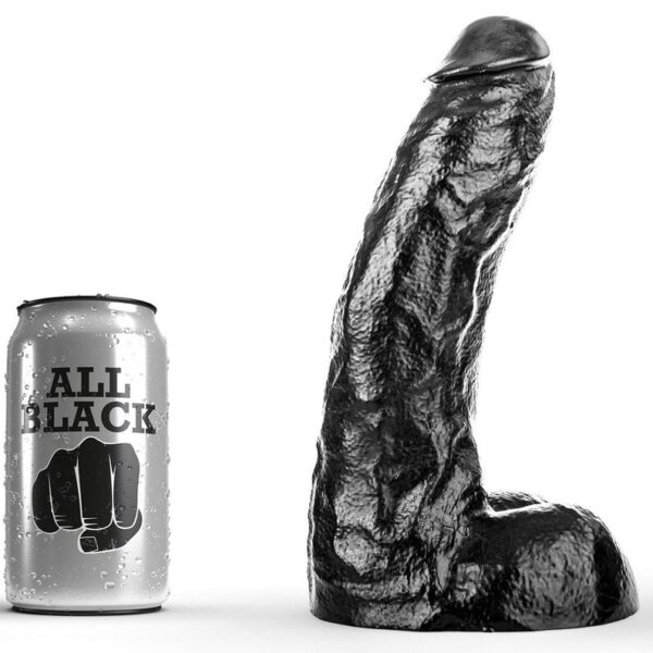 ALL BLACK Dong dildo, 25,5 cm