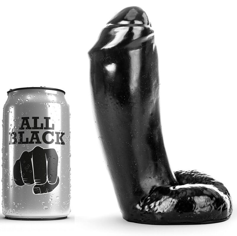 Realistični dildo ALL BLACK