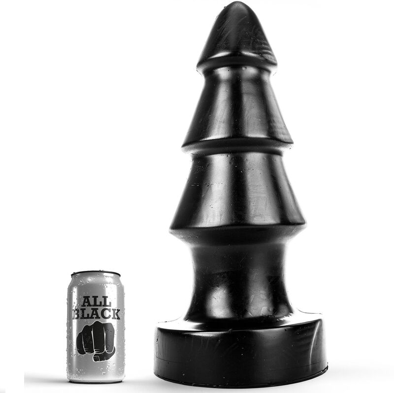ALL BLACK Desafío analni čep od PVC a, 40 cm