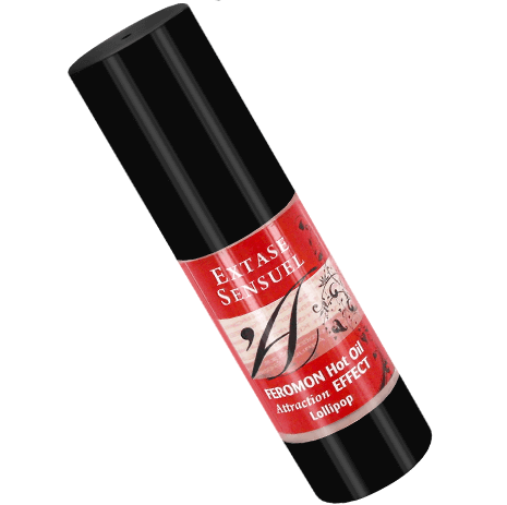 Extase Sensual masažno ulje s učinkom zagrijavanja i okusom lizalice, 30 ml