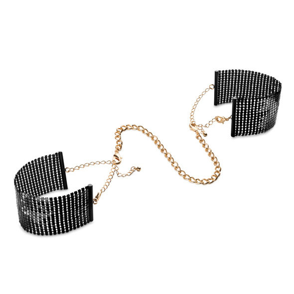 Bijoux Indiscrets Désir Métallique lisice za ruke od crne metalne mreže