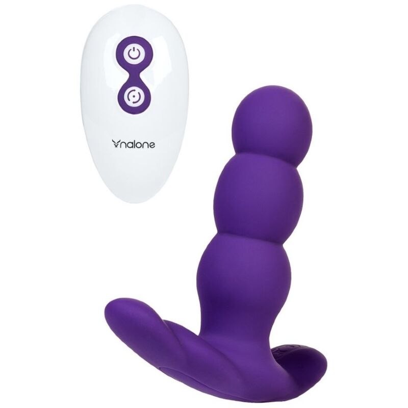 NALONE Pearl analni vibrator s daljinskim upravljačem, lila