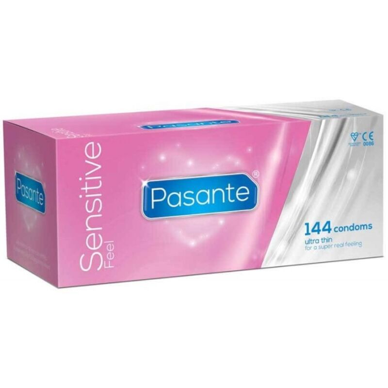 Tanki kondomi Pasante Sensitive Feel, 144 komada