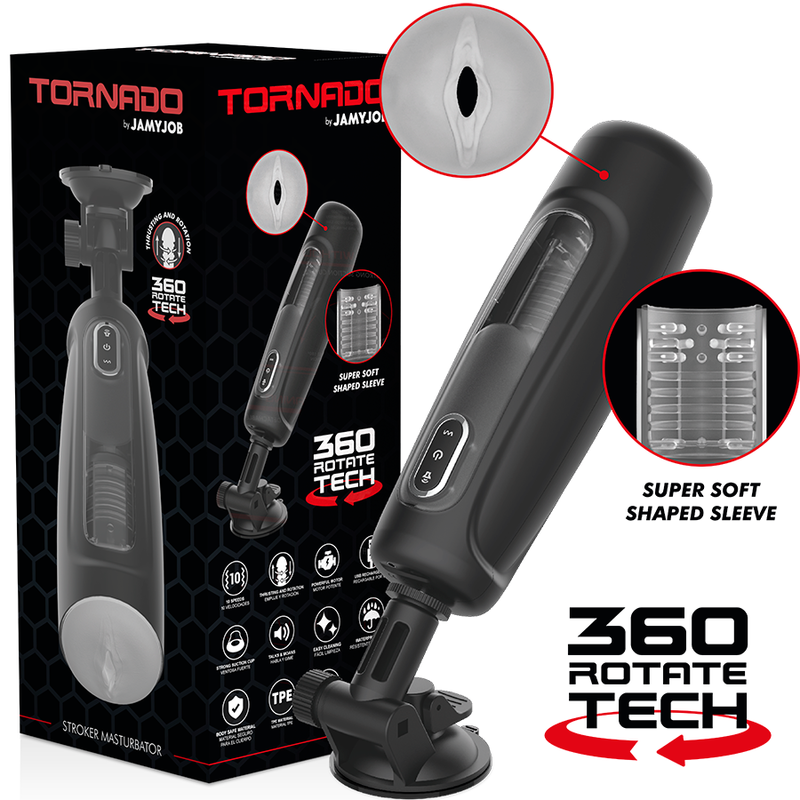 JAMYJOB Tornado 360 Rotate Tech automatski masturbator