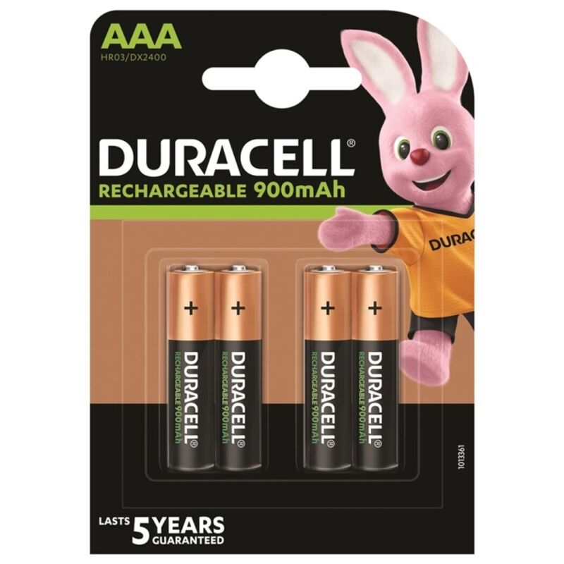Punjive AAA baterije 900 mAh za daljinske upravljače i uređaje DURACELL