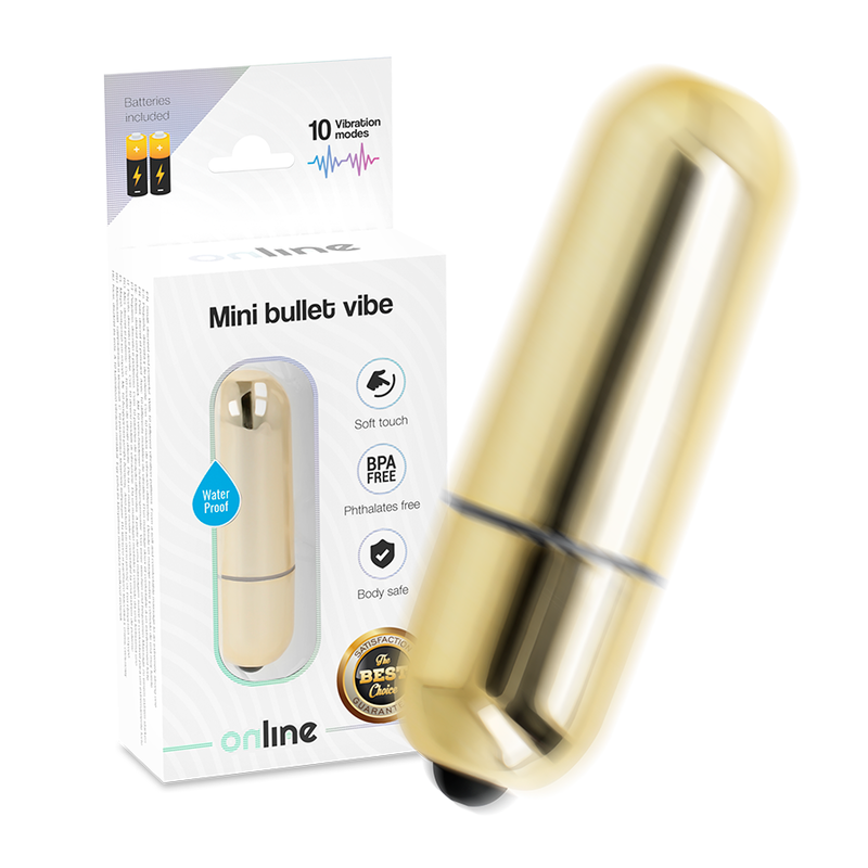 ONLINE Mini Bullet Vibe Golden vibrator za klitoris