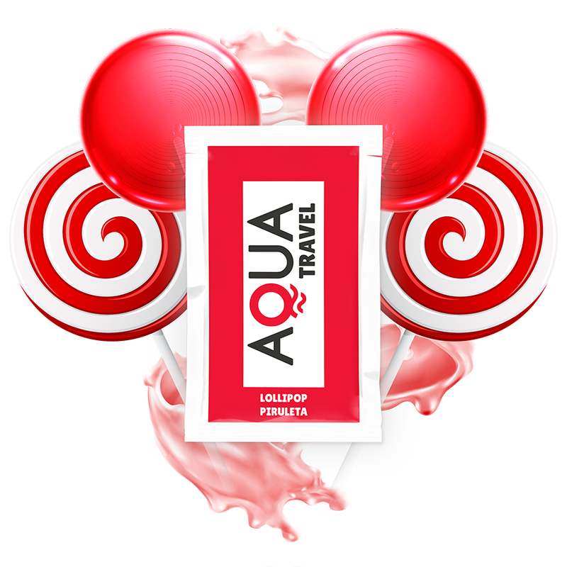 AQUA TRAVEL lubrikant s okusom lizalice, 6 ml