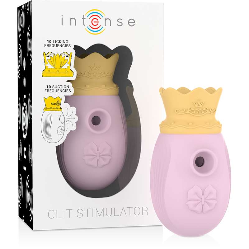 INTENSE vibrator s tlačnim valovima, 10 načina usisavanja i 10 načina lizanja, ružičasti