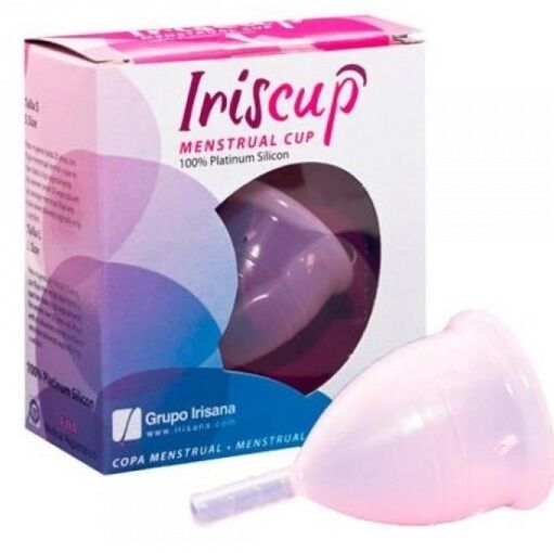IRISCUP menstrualna čašica Small, ružičasta, s vrećicom za sterilizaciju