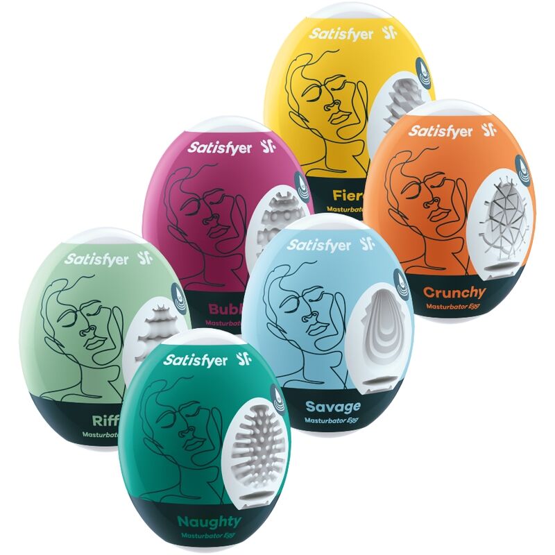 Satisfyer Eggs set masturbacijskih jaja, 6 komada