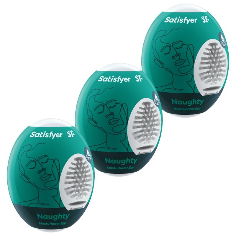 Satisfyer Naughty: 3 fleksibilna masturbatorska jaja