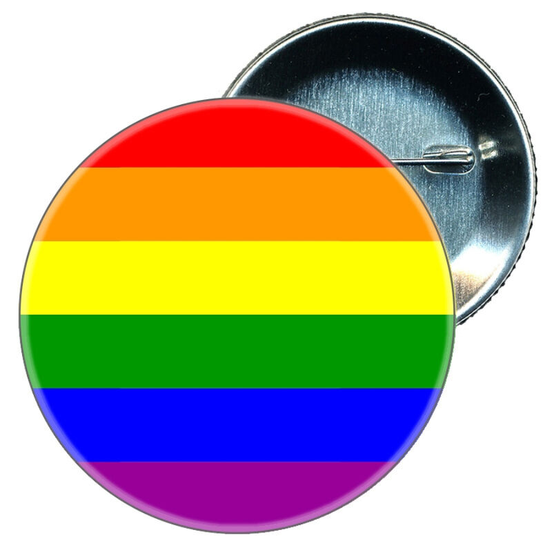 PRIDE bedž sa zastavom duginih boja