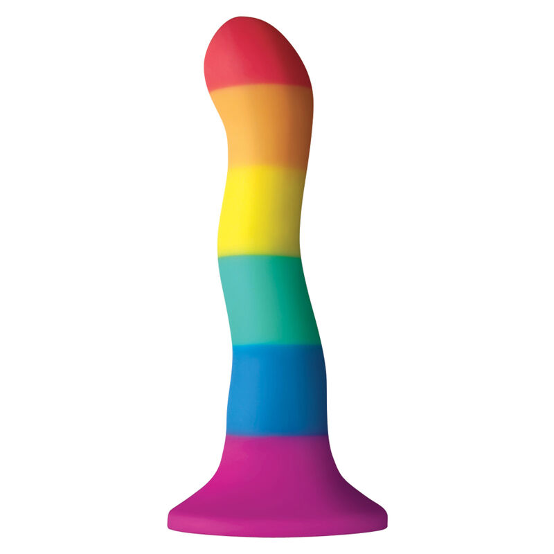PRIDE Wave dildo s vakuumskom čašicom, 17 cm