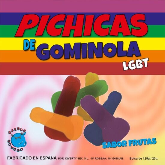 PRIDE gumeni bomboni u obliku penisa