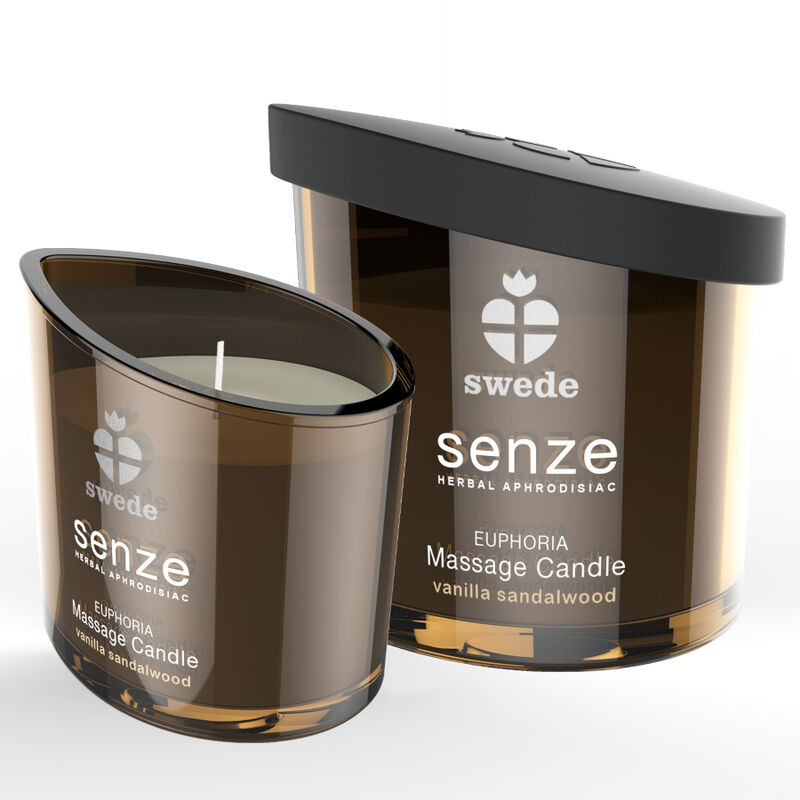 SWEDE Senze Euphoria masažna svijeća s vanilijom i sandalovinom, 50 ml