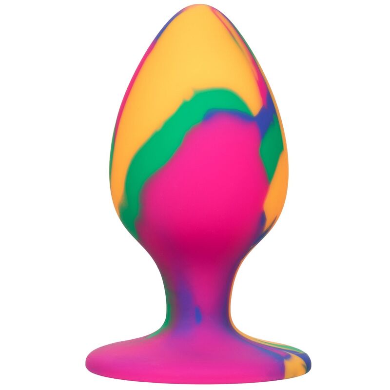 CalExotics Cheeky Tie Dye analni čep s vakuumskom bazom