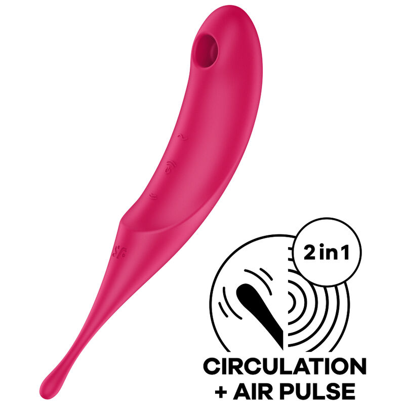 Satisfyer Air Pulse stimulator klitorisa s vibracijama i dva motora