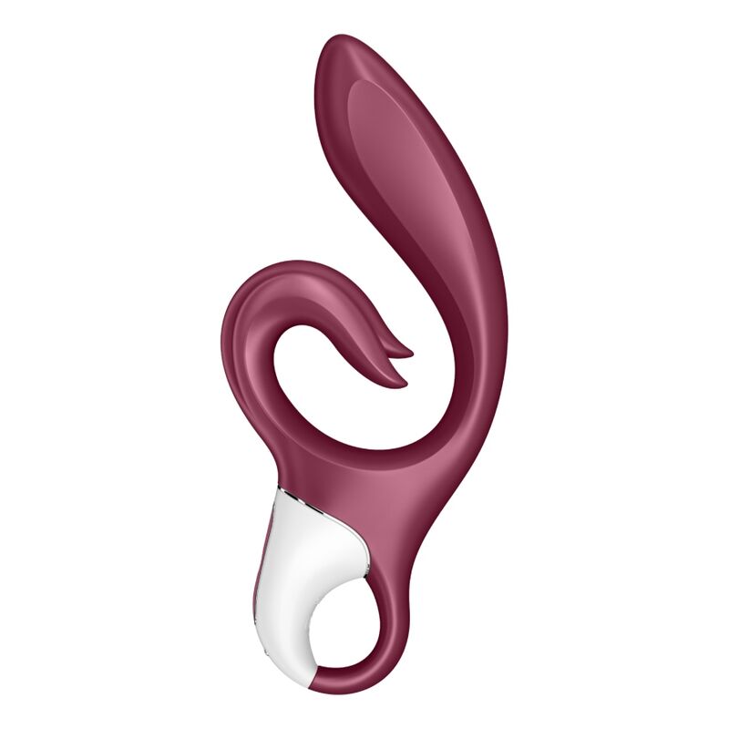 Rabbit vibrator za G točku s dvostrukom stimulacijom i ugodnim silikonom SATISFYER