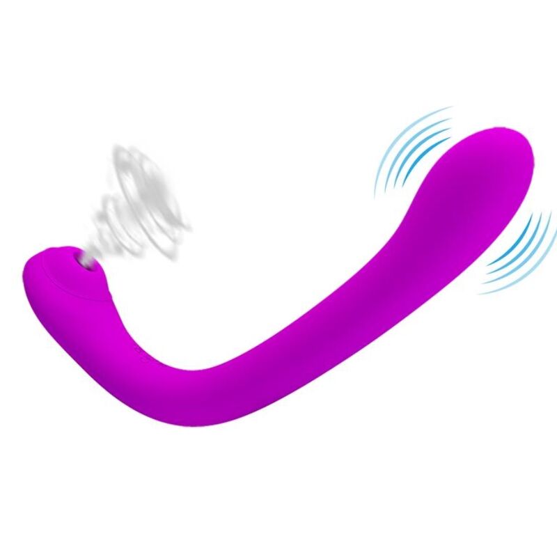 Pretty Love Alex vibrator s tlačnim valovima i vibracijskom funkcijom, ljubičasti