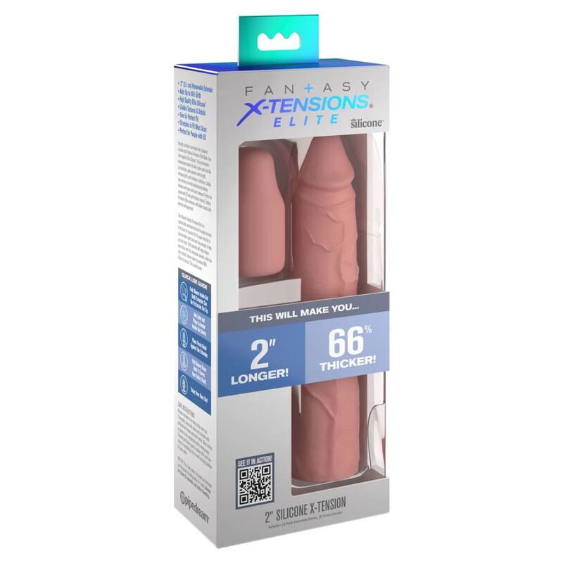 Fantasy X-Tensions navlaka za penis s odvojivim nastavkom