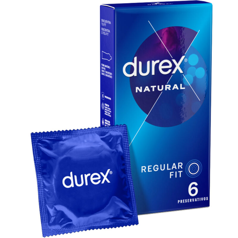 Durex Natural Classic standardni kondomi, 6 komada