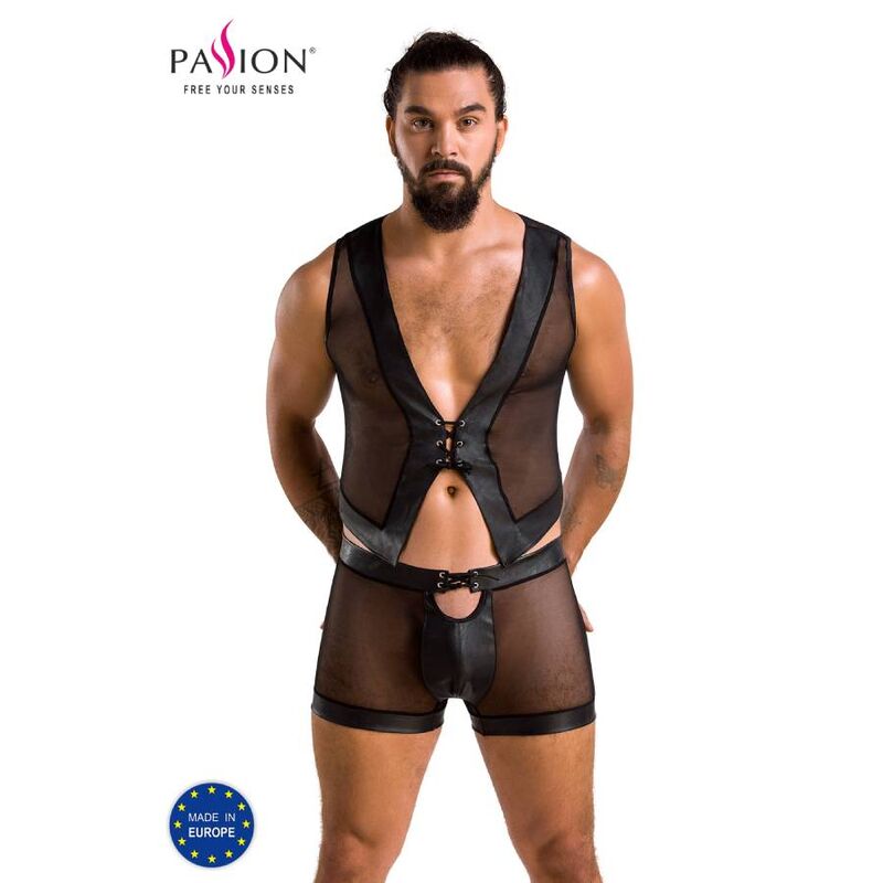 PASSION William set muškog donjeg rublja, crni