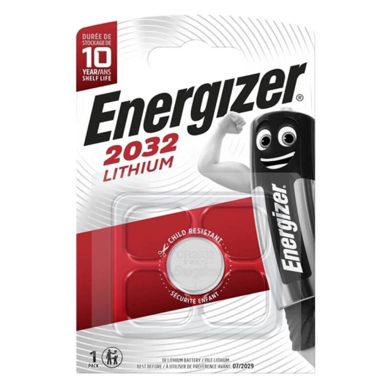 Litijska gumbasta baterija CR2032 3 V, dugotrajna, za satove i elektroniku ENERGIZER