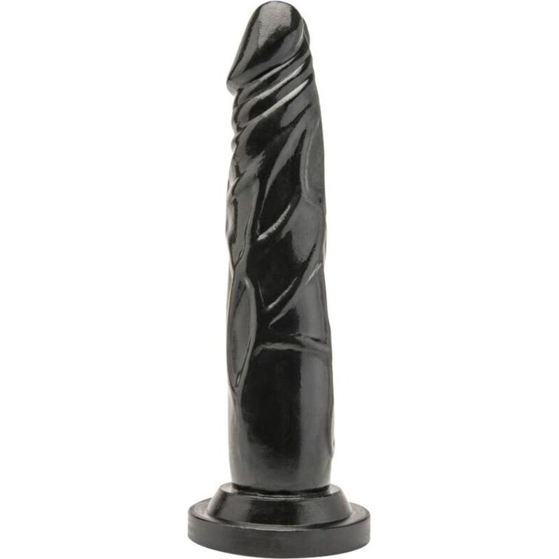 GET REAL dildo 18 cm, crni