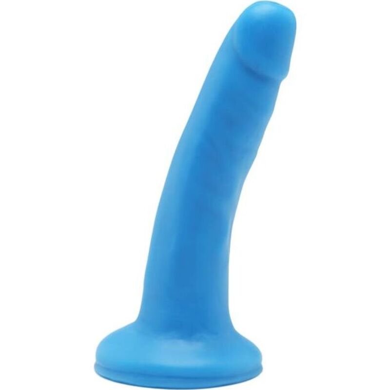 GET REAL Happy Dicks Dildo 12 cm, plavi