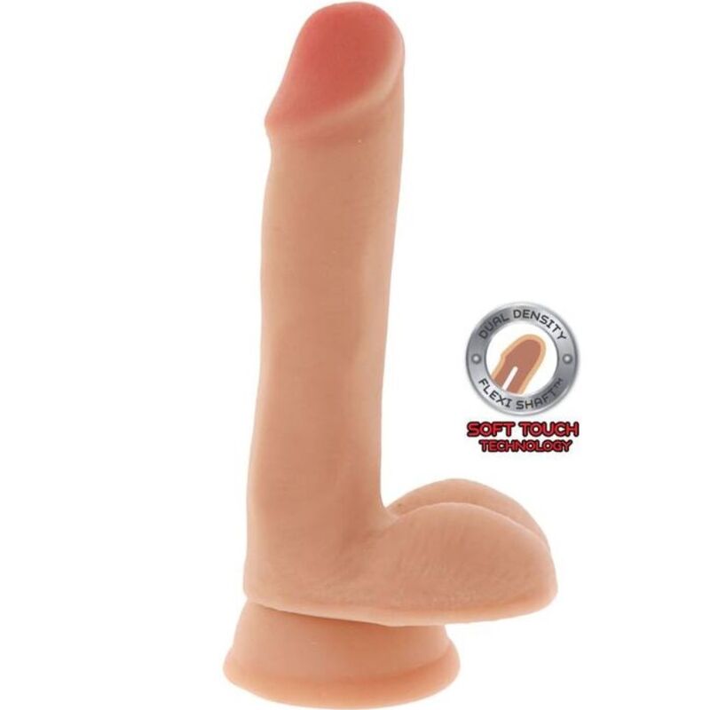 GET REAL dildo s testisima, 17 cm