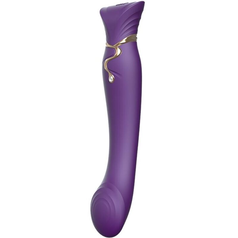 ZALO Queen G Spot PulseWave vibrator, ljubičasti