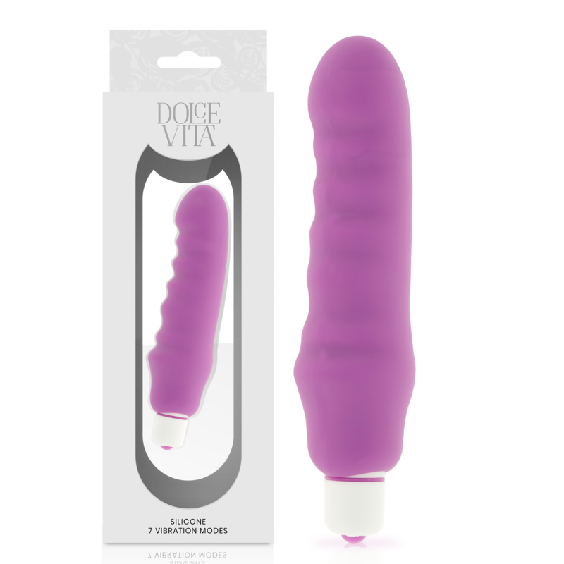Dolce Vita Genius vibrator za klitoris s odvojivom silikonskom navlakom, ljubičasti