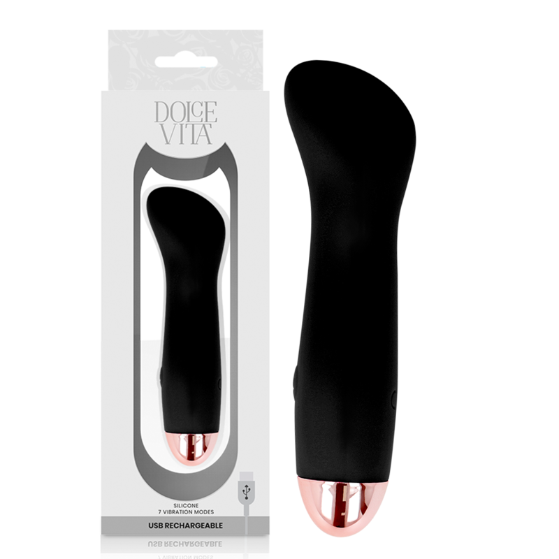 Dolce Vita One mini vibrator, punjivi, crni