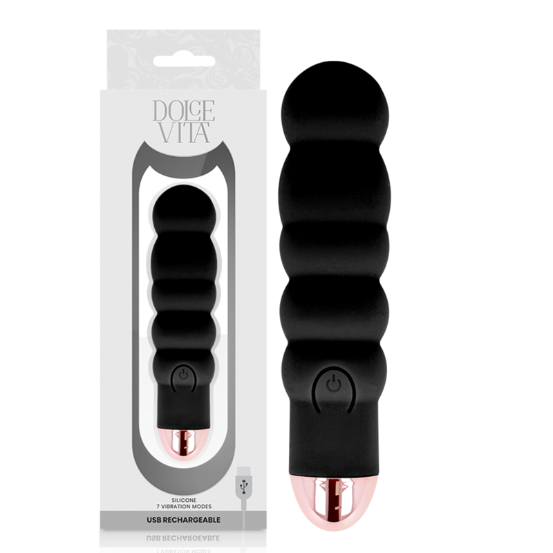 Dolce Vita Six mini vibrator, crni
