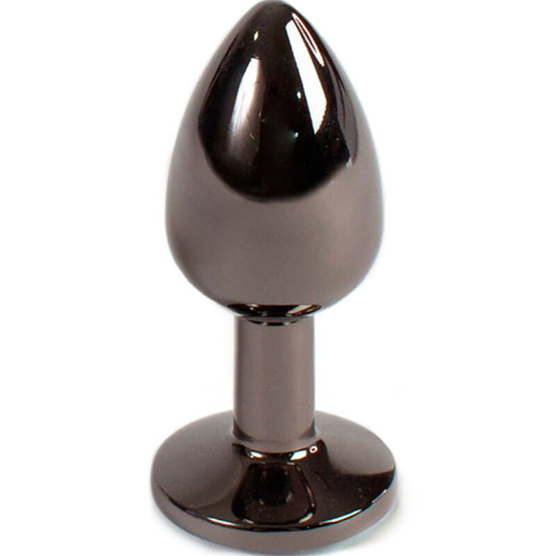 SECRETPLAY analni čep od aluminija u boji gunmetal, 7 cm