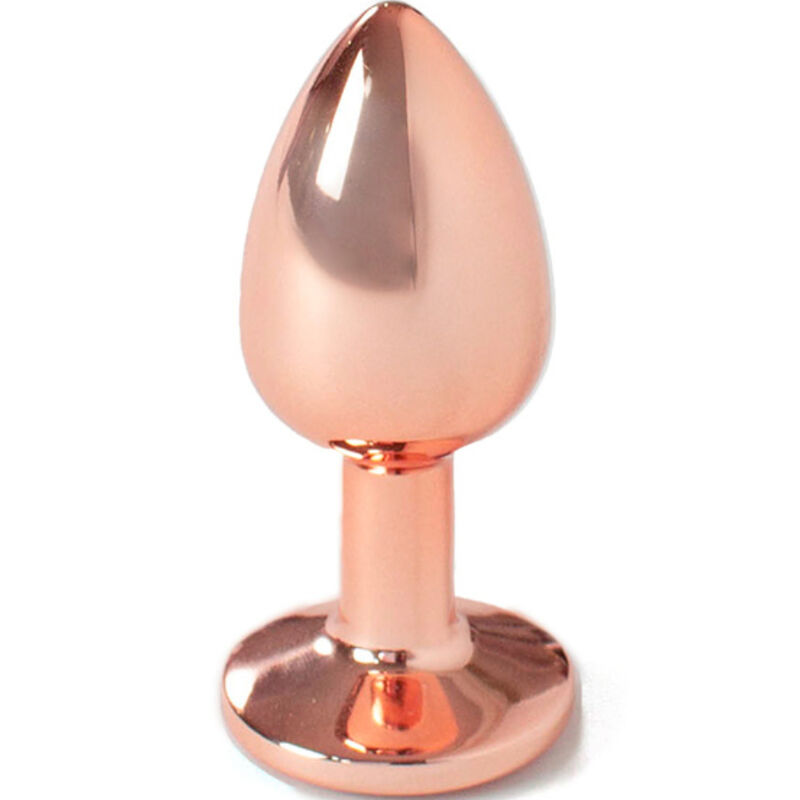 SECRETPLAY analni čep od aluminija, ružičasto zlato, 7 cm