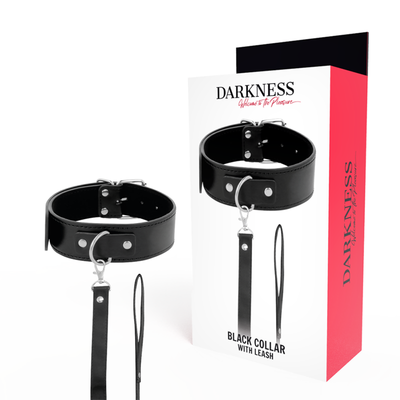 DARKNESS BDSM ogrlica s lancem i omčom za ruku