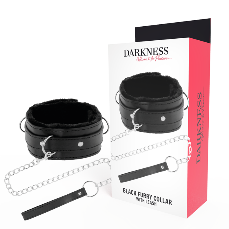 DARKNESS BONDAGE BDSM ogrlica s lancem