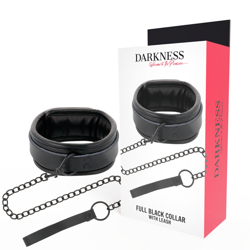 DARKNESS BDSM ogrlica s lancem