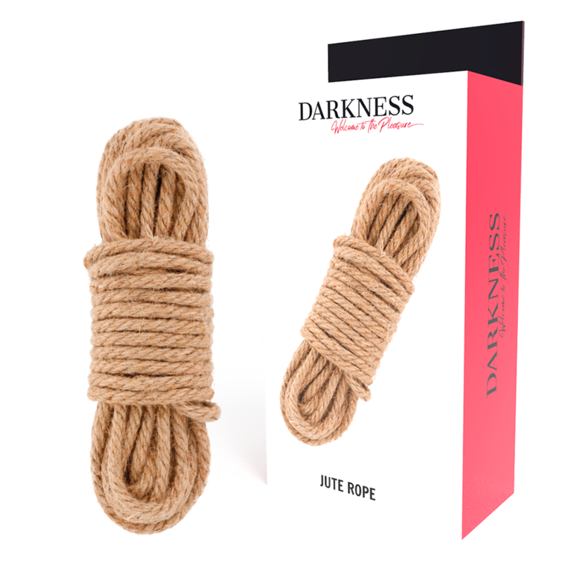 DARKNESS uže od jute za bondage, 5 m