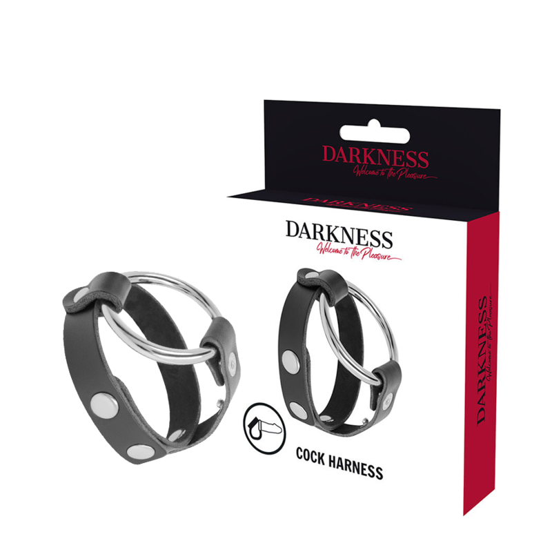 DARKNESS BONDAGE prsten za penis bez vibracija za penis i testise