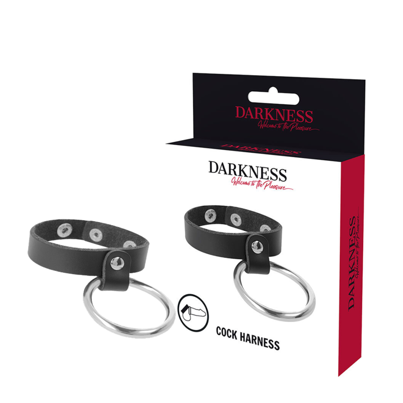 DARKNESS prsten za penis bez vibracija za penis i testise