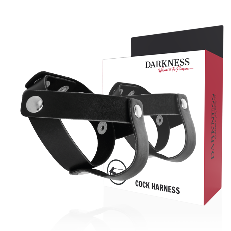 DARKNESS SENSATIONS prsten za penis bez vibracija za penis i testise