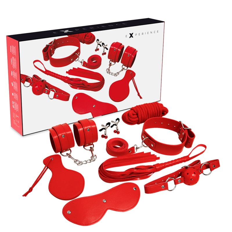 EXPERIENCE BDSM poklon set erotskih igračaka Red Series