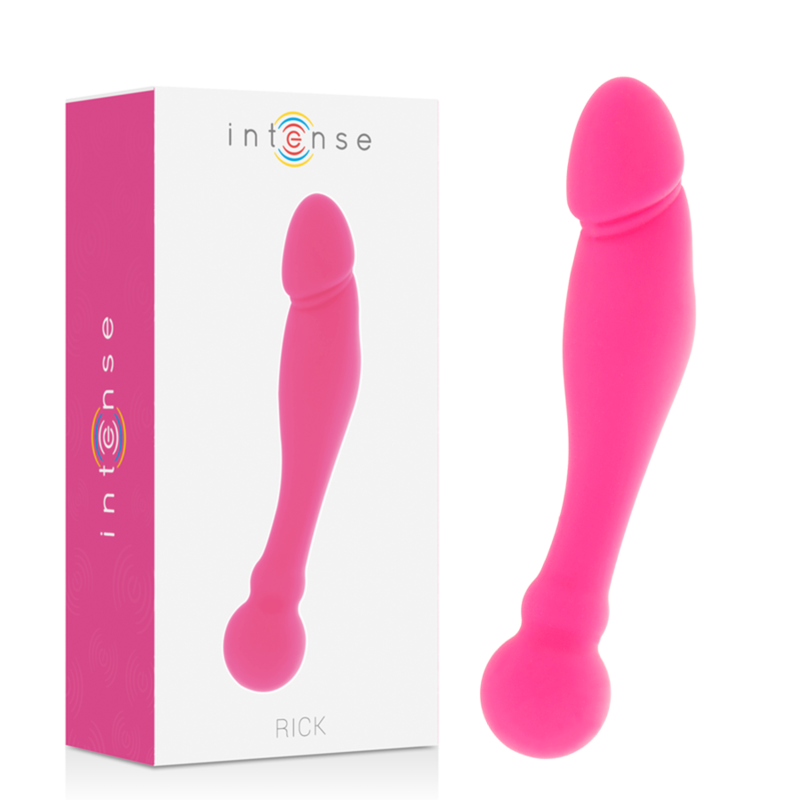 INTENSE Rick Dual silikonski dildo, ružičasti